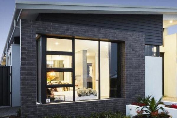 Large picture window with scenic view